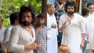 Himesh Reshammiya Looks Devastated As He Performs Dad, Vipin's Last Rites, Farah Khan And Shaan Join