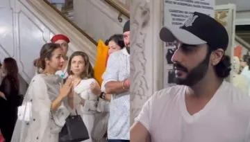Malaika Arora Greets Guests With Folded Hands At Father's Prayer Meet, Arjun Kapoor Looks Devastated