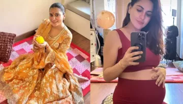 Shraddha Arya Flaunts Her Fully Grown Baby Bump In A New Picture After Announcing Her Pregnancy