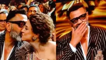 IIFA 2024: Bobby Deol Holds His Tears Back, Adorably Kisses Wife, Tanya, Winning Best Villain Awards