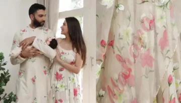 Malvika Raaj Announces Newborn Daughter's Name, Dons Baby Girl's Name Inscribed Dupatta And Necklace