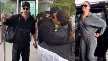 Deepika Padukone Warmly Hugs Ex BF, Ranbir Kapoor At Mumbai Airport, Netizens Laud Their Bond