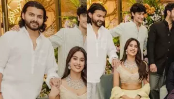 Did Janhvi Kapoor's BF, Shikhar Pahariya Attend Anshula Kapoor's Engagement? PDA Moments Go Viral