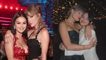 Taylor Swift Dazzled In Sparkly Golden Gown At Her Friend, Selena Gomez's Wedding, Said, 'Are You..'