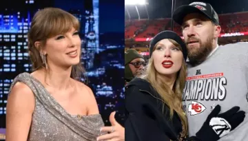 Taylor Swift Skips Chiefs Game For The Jimmy Fallon Show, Looks Ravishing In A Shimmery Silver Dress