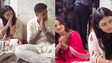 Avneet Kaur Prays With Suryakumar Yadav And Wife, Devisha At Ujjain's Mahakal Temple, Fans Confused