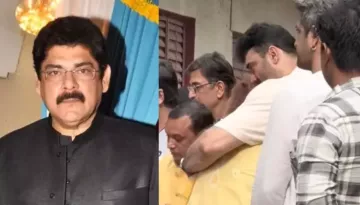 Pankaj Dheer's Son, Nikitin Dheer Breaks Down While Giving 'Kandha' To Father's 'Parthiv Sharir'
