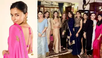 Alia Bhatt Poses With Neetu Kapoor And Sisters-In-Law, Kareena, Karisma During Pre-Diwali Festivity