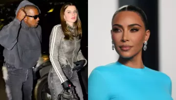 Kim Kardashian Reacts To Kanye West's Ex, Julia Fox Being Featured In Sister, Kourtney's New Ad