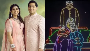 Isha Akash Ambani's Birthday Celebrated With Enchanting Drone Show Narrating Their Life Story