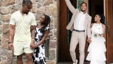 Simone Biles And Jonathan Owens' Relationship Timeline, Met On A Dating App To Getting Married Twice