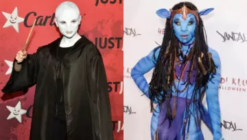 Most Iconic Halloween Looks Of Celebrities, From Katy Perry's Cheetos To Kim Kardashian's Cher Look