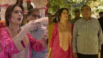 Nita Ambani Celebrates 62nd Birthday, Visits Temple With Her Husband, Mukesh Ambani