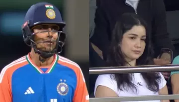 Sara Tendulkar Watches Shubman Gill's Low-Scoring Performance In Hobart, Her Reactions Go Viral