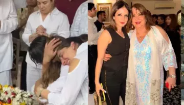 Zarine Khan's 'Antim Sanskar', Sussanne Khan And Zayed Khan Break Down As They Mourn Mother's Death