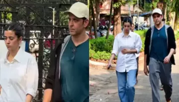 Hrithik Roshan And GF, Saba Azad At Zarine Khan's Funeral, Actor Pays Respect To Ex Mother-In-Law