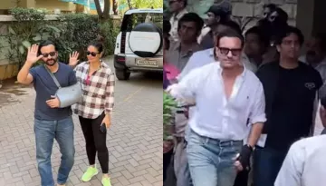 Saif Looks Stable As He Reaches Home After Being Discharged From Hospital 5 Days After Being Stabbed
