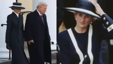 Melania Trump, Donald Trump's Wife, Wears Similar Outfit As Late Princess Diana, As 'The First Lady'