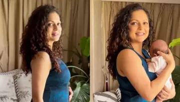 Drashti Dhami's Monthly Transition Video From Pregnant Belly To Baby In Arms Has Fans Gushing