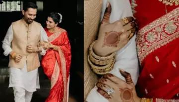 Samantha Ruth Prabhu Posts First Pictures From Her Wedding With Raj Nidimoru, Stuns In A Red Saree