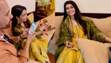 Samantha's Mehendi Pictures Surfaces As She Dons Yellow Outfit, Raj Nidimoru Cutely Captures Her 