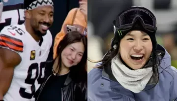 Meet Myles Garrett's GF, Chloe Kim, Two Time Olympic Gold Medalist, Has A Barbie Modelled After Her