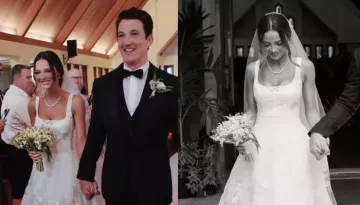 Miles Teller Gifts Keleigh Teller With Recreated Wedding Dress Lost To The LA Fires, 'Green Flag'