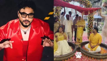 Raftaar's First Picture From Second Wedding Surfaces, His Bride Looks Pretty In White As He Blushes