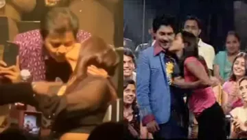 How Udit Narayan's Son, Aditya Narayan Reacted When A Fan Girl Kissed Him On TV, Was Left Embrassed