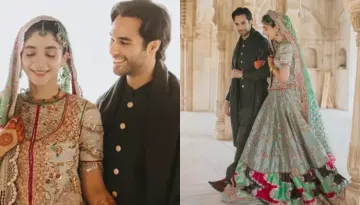 'Sanam Teri Kasam' Fame Mawra Hocane Gets Married To Ameer Gilani, Slips Into Unique Lehenga-Choli