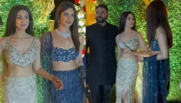 Priyanka Chopra Outshines Her 'Bhabhi', Neelam Upadhyaya On Her 'Sangeet', Tries Fixing Her Dress