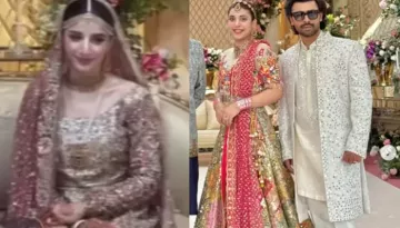 Mawra Hocane's Walima: Bride Wore Red Lehenga, While Her Sister, Urwa Picked Mirror-Work Lehenga
