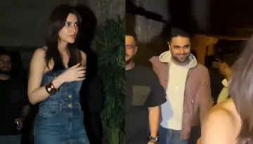 Kriti Sanon Avoids Posing For Paps After Late-Night Dinner With Her Rumoured Beau, Kabir Bahia