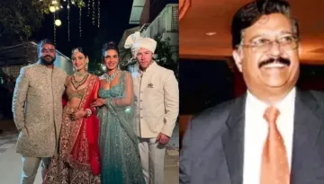 Nick Jonas Looks Sad Opposite Father-In-Law, Dr. Ashok Chopra's Frame In Neelam Upadhyaya's Wedding