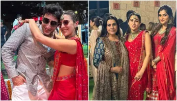 Sara Ali Khan Attends Friend's Wedding With Mom Amrita Singh And Brother Ibrahim Ali Khan, See Pics
