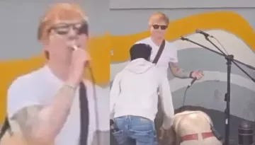 Ed Sheeran's Awkward Encounter With Indian Police As They Stopped His Street Performance Mid-Way