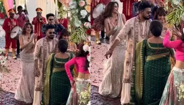 Hina Khan's Boyfriend, Rocky Jaiswal Comes With 'Baarat' For Her, Couple Receives Grand Welcome