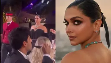 Netizens Think Deepika Padukone's Hands Were Held On Ramp So That, 'Heera Pehen K Bhaag Naa Jaye..'