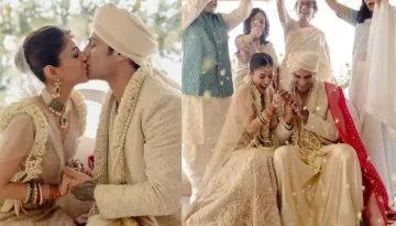 Prateik Babbar Gets Married At His Late Mother, Smita Patil's Home, Bride Wore Ivory-Gold Lehenga