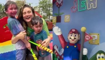 Inside Kareena Kapoor Khan And Saif Ali Khan's Son, Jeh's Mario-Themed Pre-Birthday Celebrations