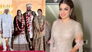 Gautam Adani's 'Choti Bahu' Diva Shah Slips Into Tarun Tahiliani's Corset Gown For 'Sangeet'