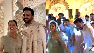 Kubra Khan And Gohar Rasheed Steal The Show As They Groove To Bollywood Beats At Their 'Shendi'