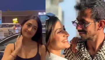 Dhanashree Verma Spotted At Airport Amid Divorce Rumours With Yuzi Chahal, Looks Unfazed