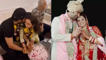 Alekha Advani Defeats Aadar Jain In Fun-Filled Wedding Game, Family Members Cheer For 'Nayi Bahu'