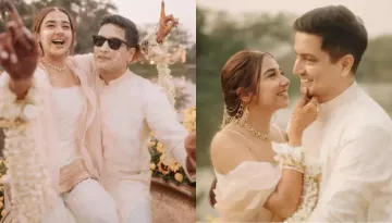 Prajakta Koli Looks Dreamy In Off-White 'Sharara' And Floral 'Kaleere' For Her 'Haldi' Ceremony