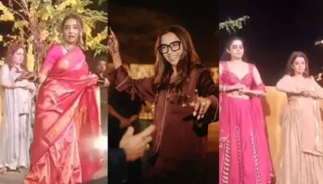 Prajakta Koli's Bridesmaids' Grumpy Expressions During Dance On 'Zindagi Barbaad Ho Gaya' Win Hearts