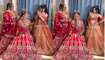 Bride's MIL And SIL Dresses Up In Bridal Ensembles, Netizens Say, 'Tum Hi Krlo Bhai Shaadi...'