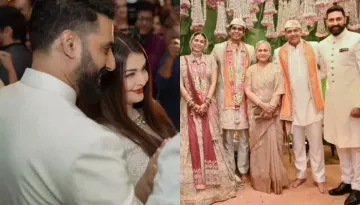 Aishwarya Rai Avoids Posing With 'Saasu Maa' Jaya Bachchan At A Wedding As She Arrives With Abhishek
