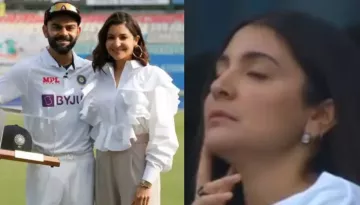 Anushka Sharma Seemingly Dozes Off During IND Vs AUS Match, Netizens React 'Indian Mother Coded'