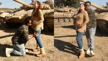 Nidhi Dutta Announces She Is Expecting Her First Child With Pictures From The Sets Of 'Border 2'